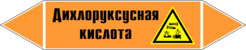 Маркировка трубопровода "дихлоруксусная кислота" (k15, пленка, 252х52 мм)" - Маркировка трубопроводов - Маркировки трубопроводов "КИСЛОТА" - ohrana.inoy.org